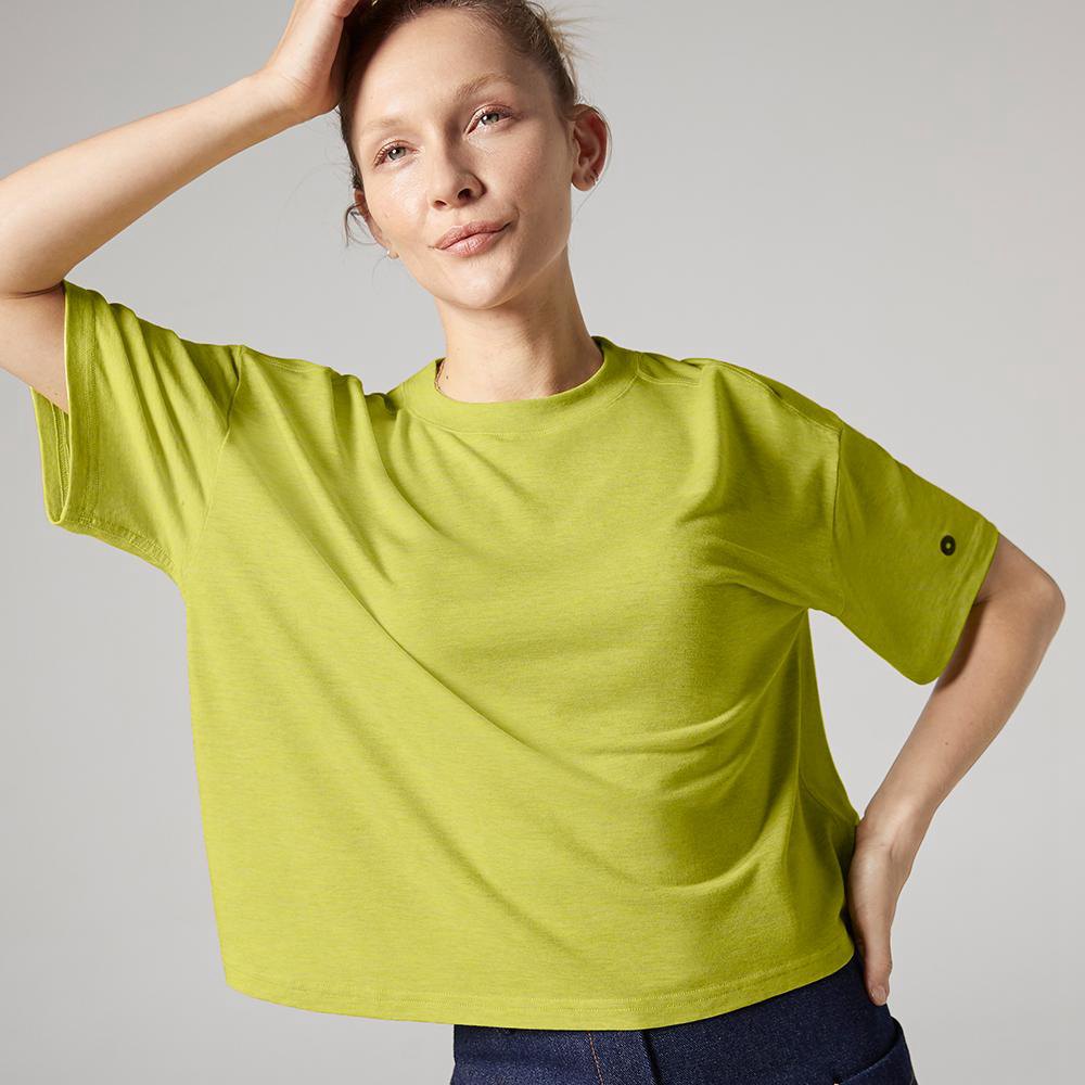 Allbirds Women\'s TrinoXO™ Relaxed Fit - T-Shirt Light Green - YVF963581